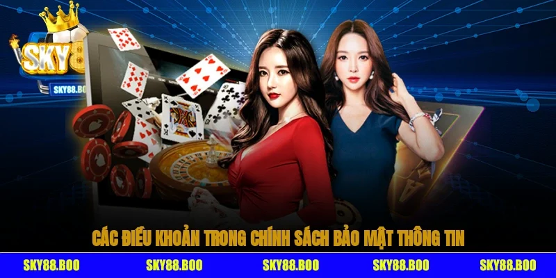 Các điều khoản trong chính sách bảo mật thông tin