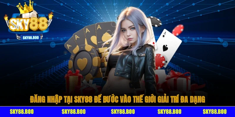 Đăng nhập tại Sky88 để bước vào thế giới giải trí đa dạng